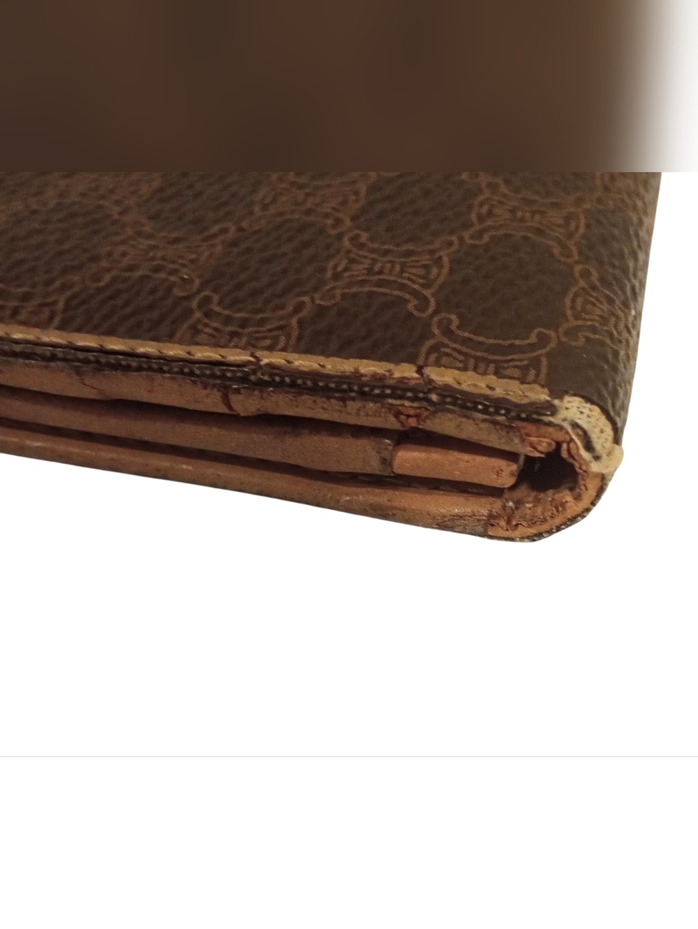 Celine Macadam Vintage Long Leather Wallet - Picture 7 of 15